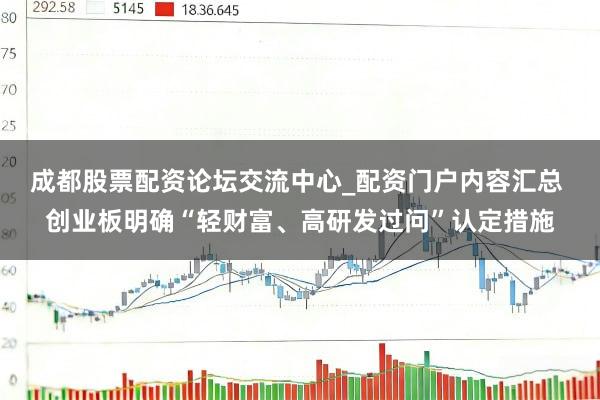 成都股票配资论坛交流中心_配资门户内容汇总 创业板明确“轻财富、高研发过问”认定措施